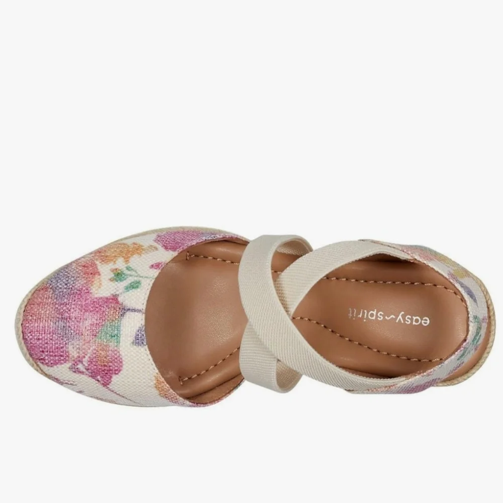 Easy Spirit NWT Meza2 Espadrille Wedge Sandal